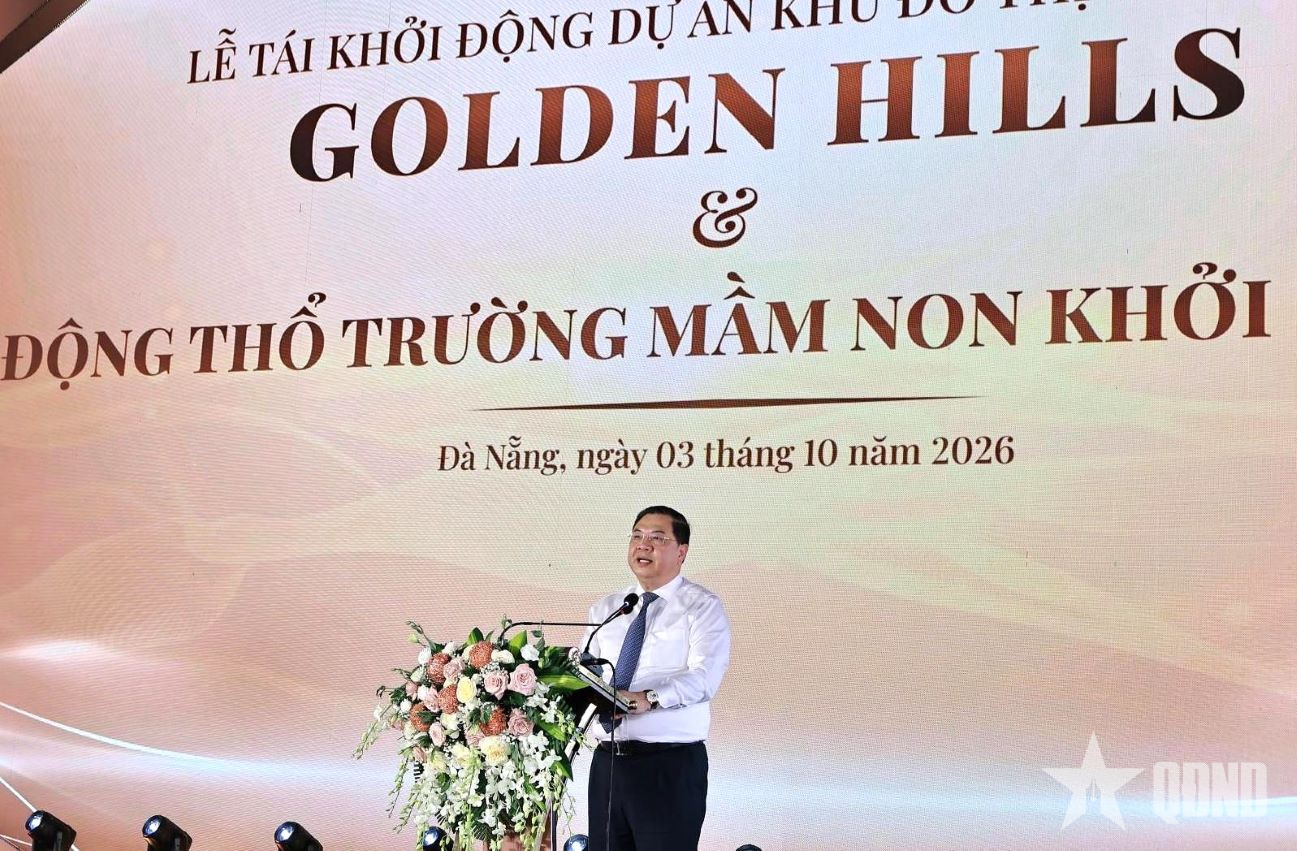 Phó thủ tướng Thường trực Phạm Gia Túc dự Lễ tái khởi động dự án Golden Hills và động thổ Trường mầm non Khởi Nguyên tại Đà Nẵng